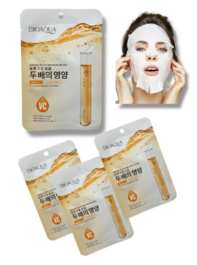 Mascarilla en velo vitamina C y niacinamida BIOAQUA