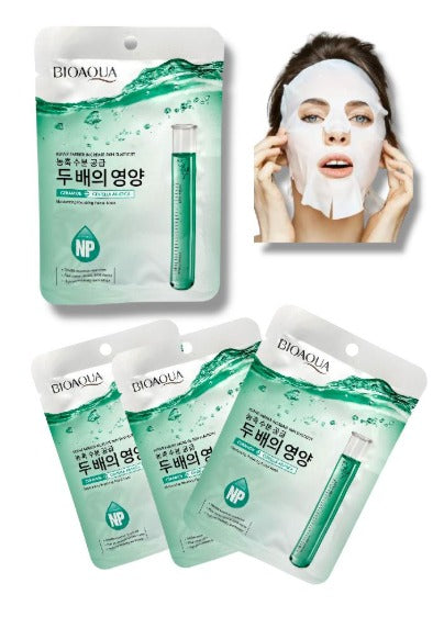 Mascarilla en velo ceramida y centella asiática BIOAQUA