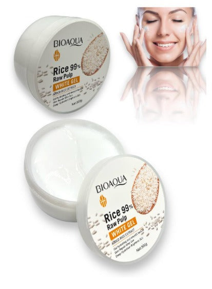 Mascarilla gel blanco arroz 99% 300g BIOAQUA