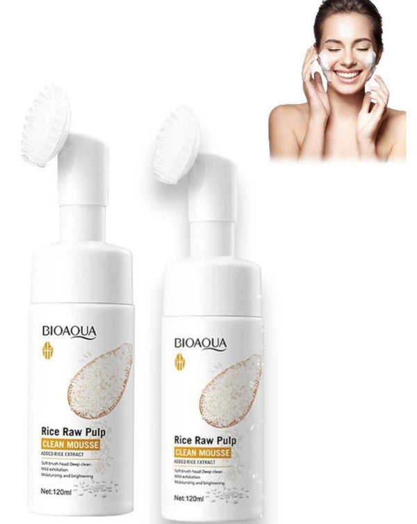 Jabón facial en espuma con extracto de arroz 120 ml