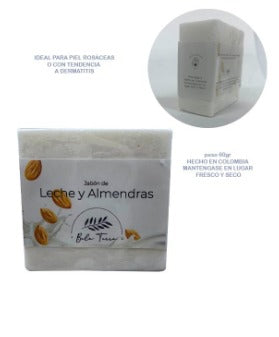 Jabón leche y almendra - Bela Terra