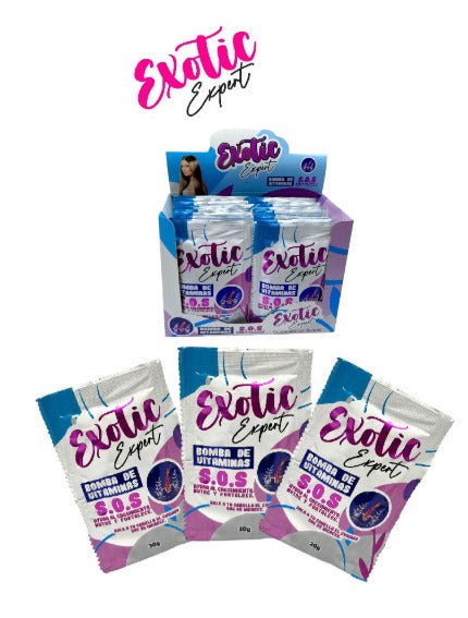 Display x24 tratamiento en sachet bomba S.O.S.