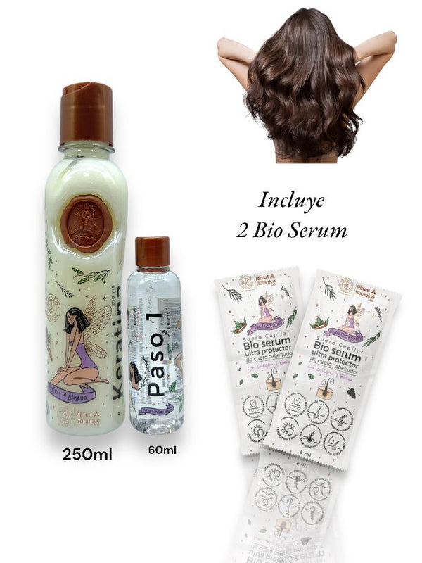 Kit keratina 250 ml