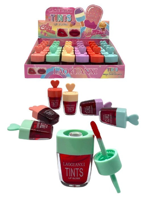 Tinta de labios paletica tapa corazón - Ice Cream Waterproof