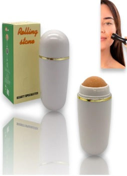 Rodillo volcánico absorbe grasa facial