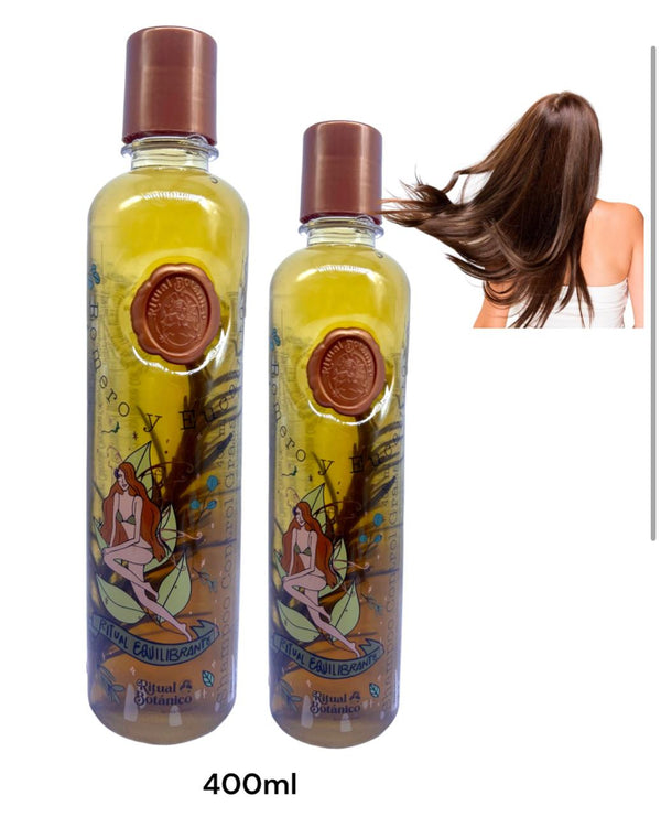 Shampoo control grasa con romero y eucalipto